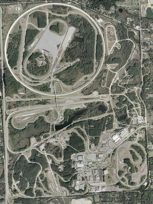 General Motors Proving Grounds - Aerial Photo (newer photo)